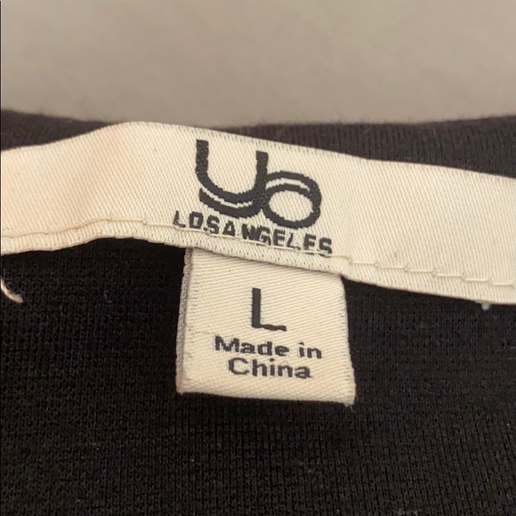 Ya Los Angeles Dress Black with White Stitch - Picture 2 of 4